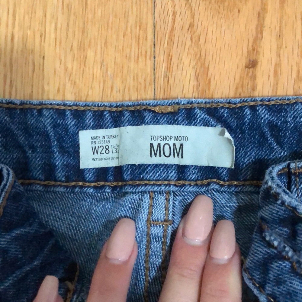 Top shop mom jeans